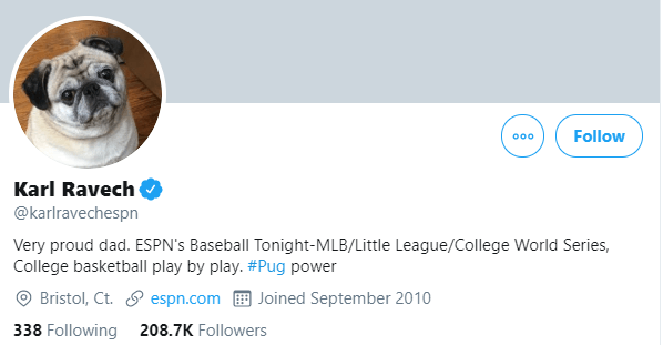 Karl Ravech Twitter Bio, A Proud Dad